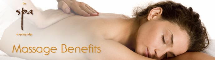 Massage Benefits Offers More Than Just Relaxation The Spa At Spring Ridge