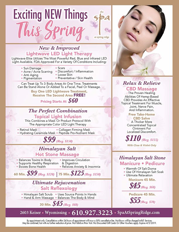 Before & After Spring Spa SpecialsEblast Photo Gallery The Spa at